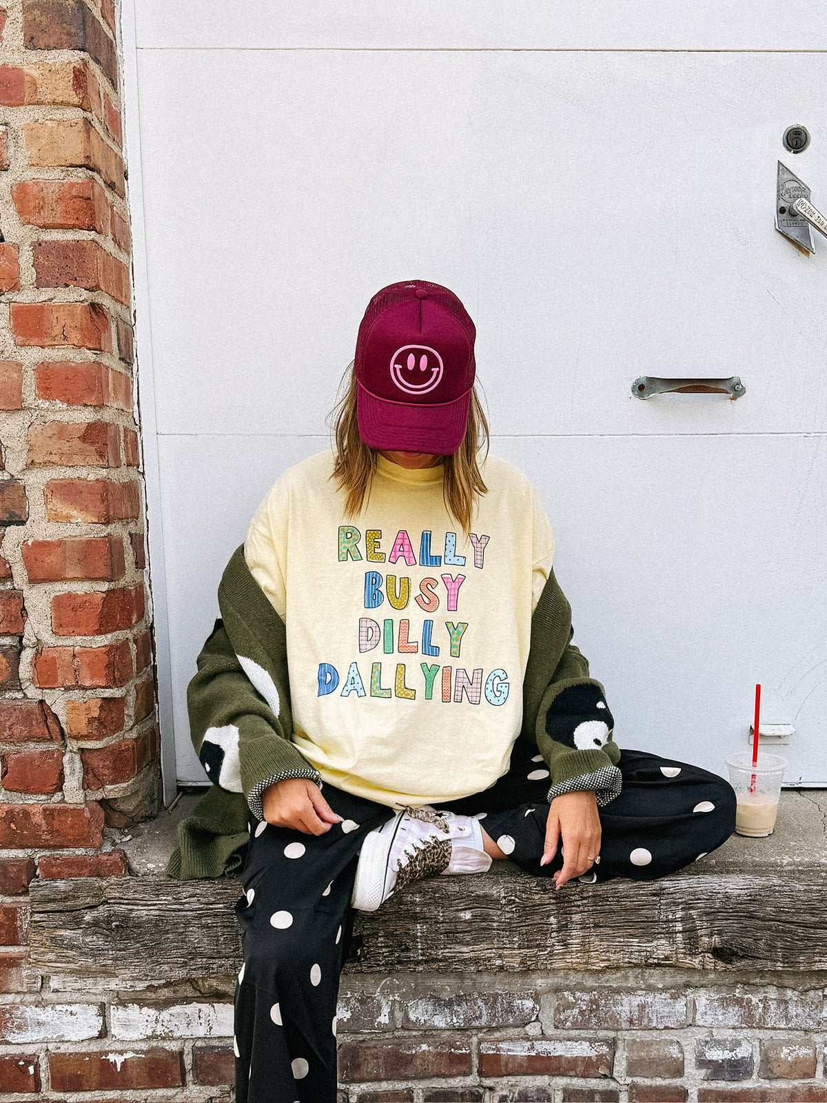 ETTA OG | dilly dallying graphic tee - butter yellow
