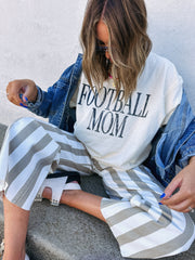 ETTA OG | football mom graphic tee - ivory