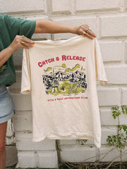 ETTA OG | catch & release graphic tee - ivory / black