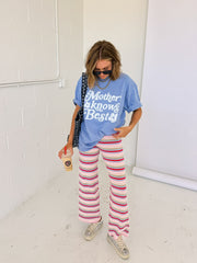 ETTA OG | mother knows best graphic tee - denim / white