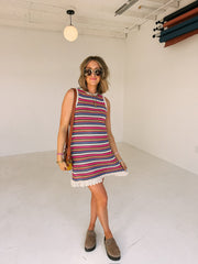 felicity crochet ruffle dress
