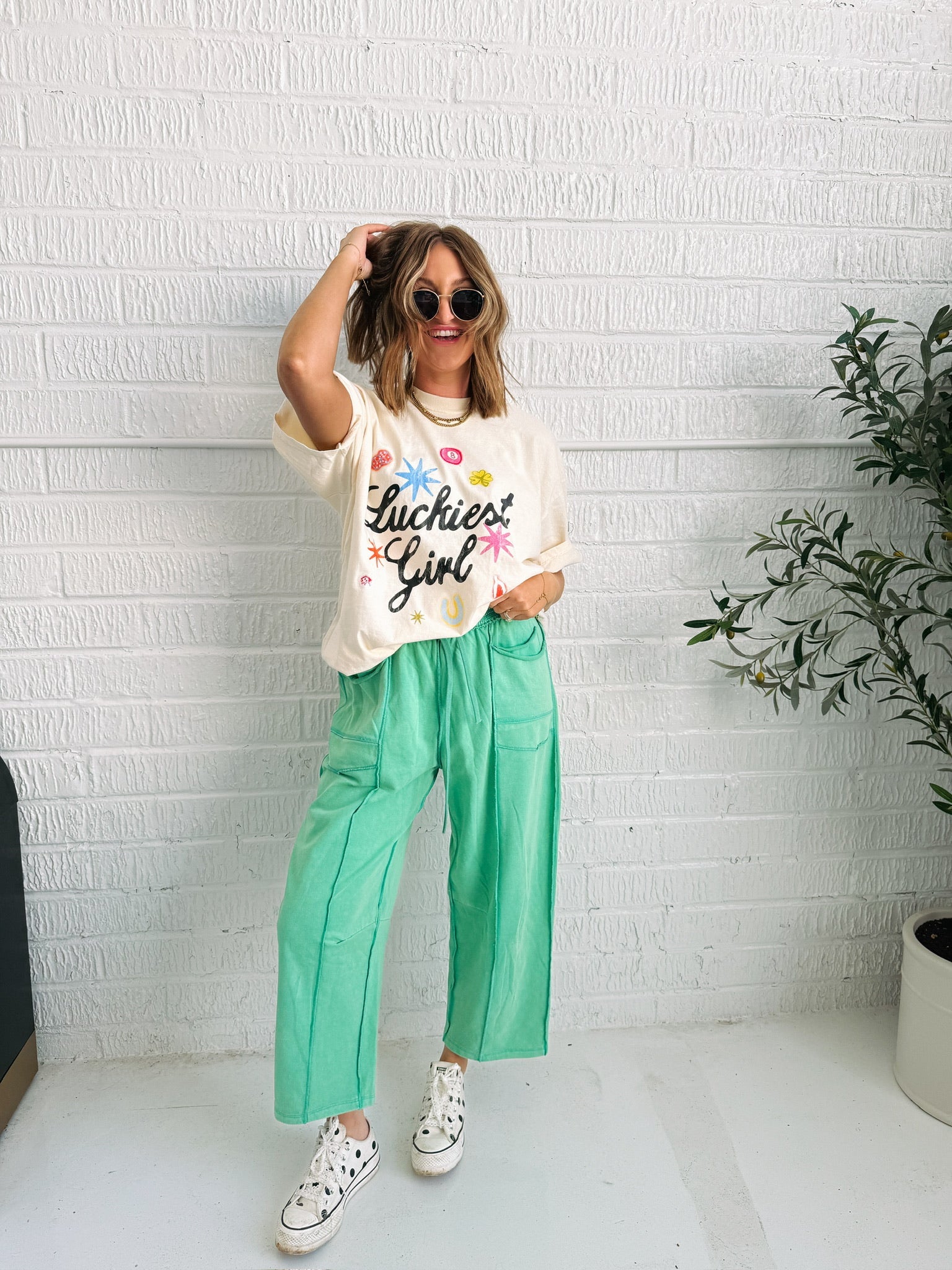 ETTA OG | luckiest girl graphic tee