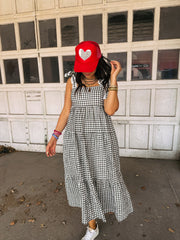 abilene eyelet trim maxi dress