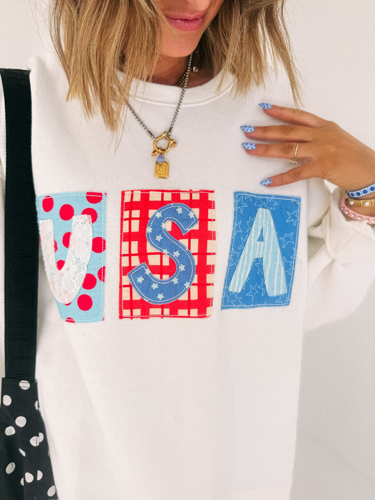 ETTA OG | usa patch sweatshirt