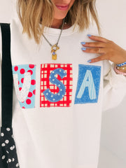 ETTA OG | usa patch sweatshirt
