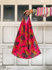 cheetah girl slouchy tote bag