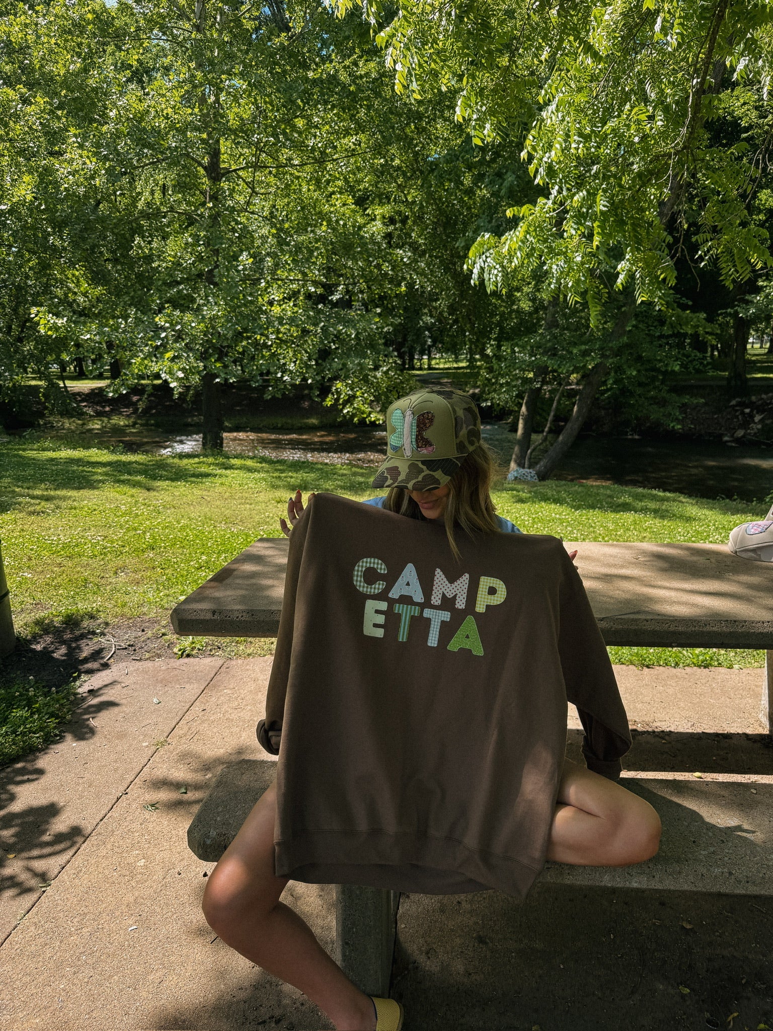 ETTA OG | camp etta sweatshirt - brown
