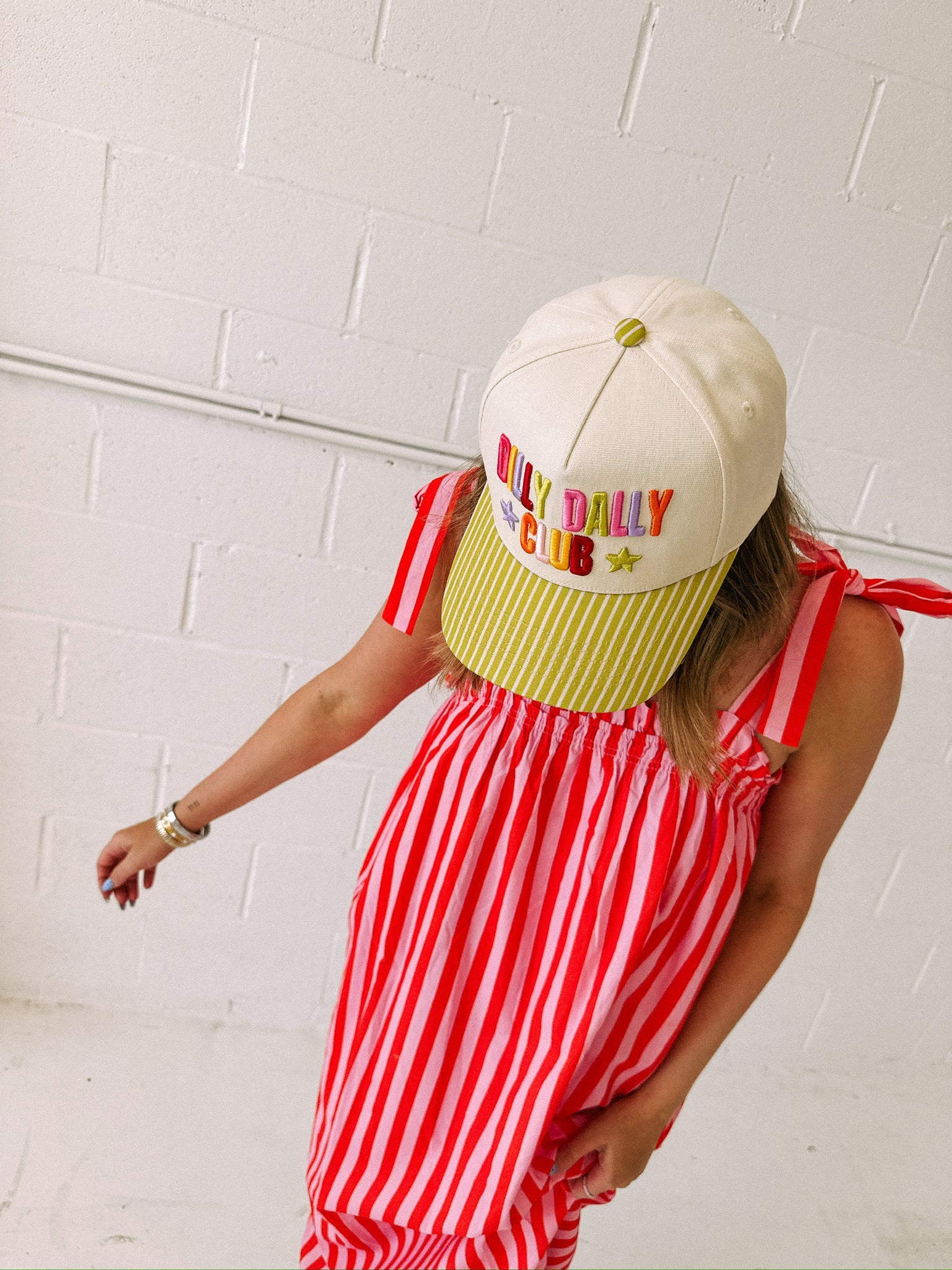 bonnie stripe bow dress