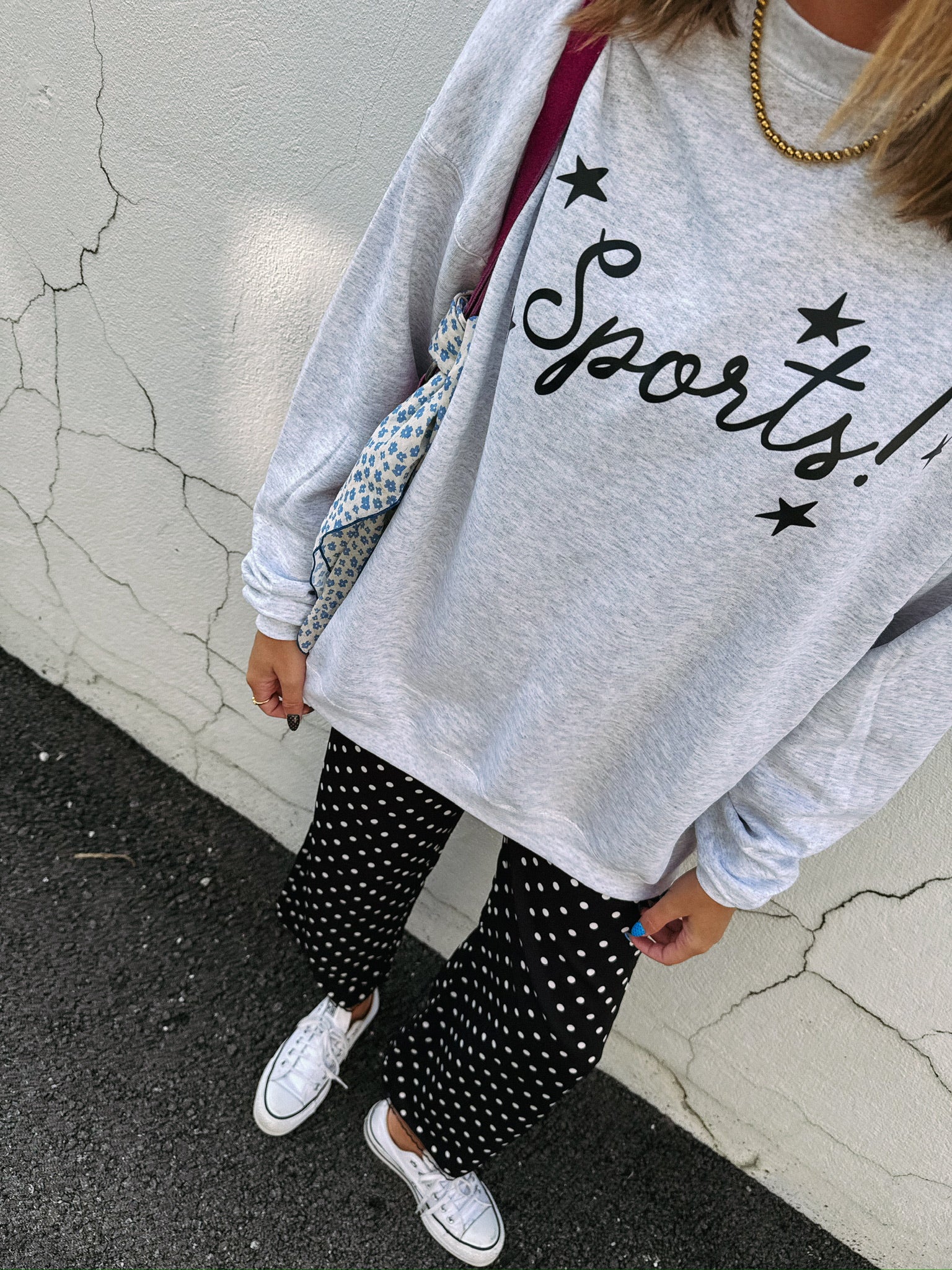 ETTA OG | sports! sweatshirt - ash