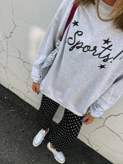 ETTA OG | sports! sweatshirt - ash