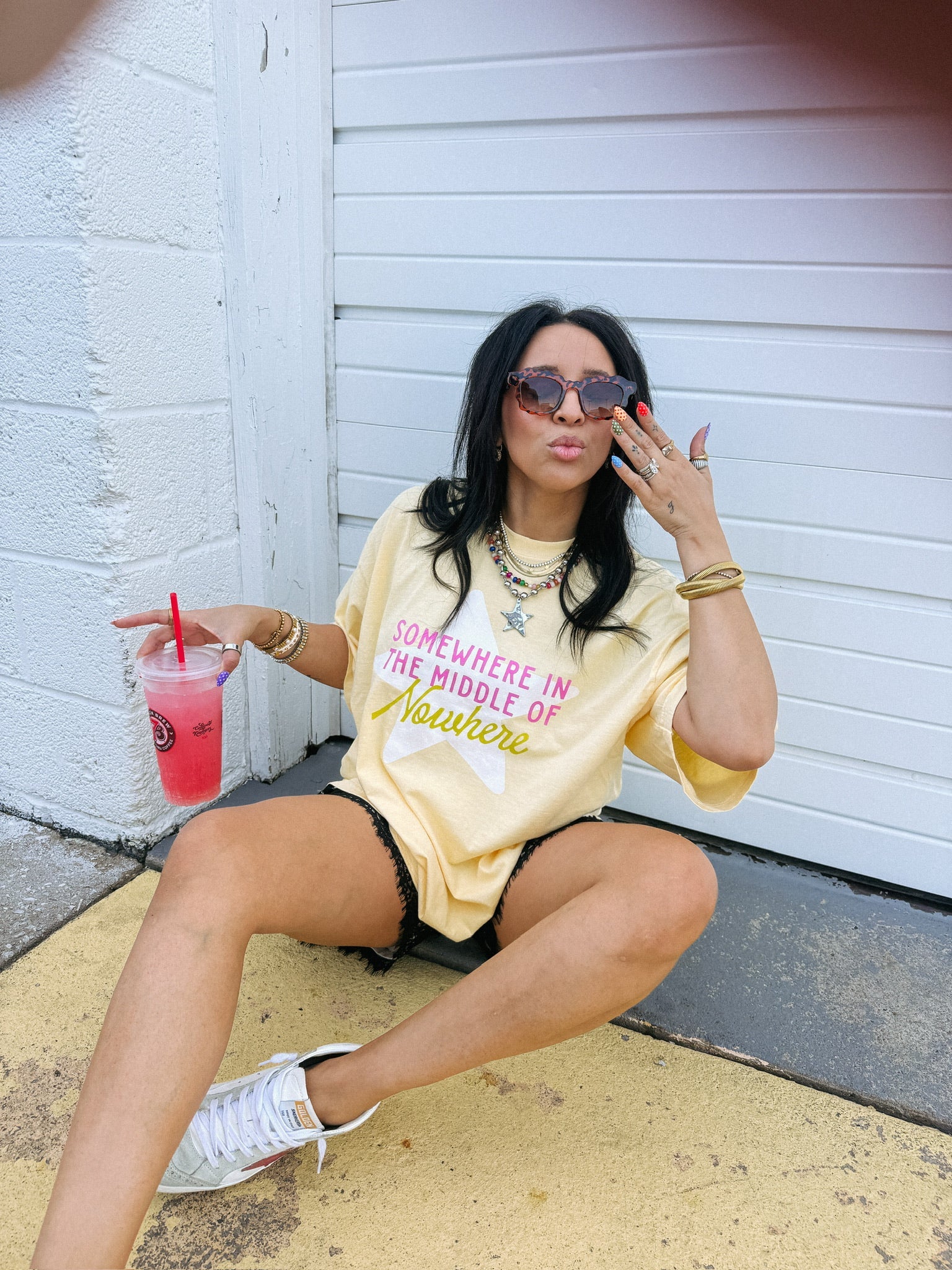 ETTA OG | middle of nowhere star graphic tee - butter yellow