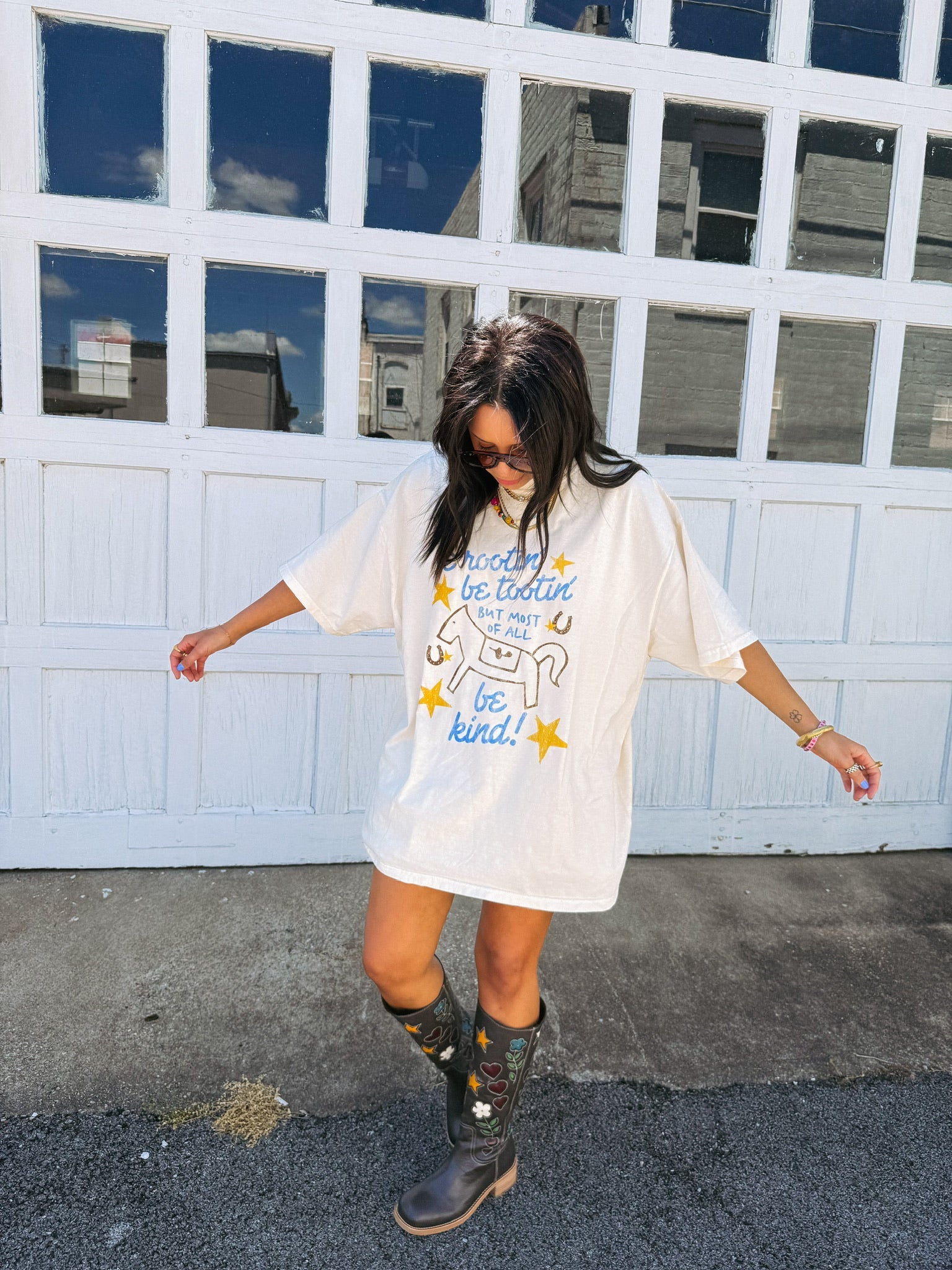 ETTA OG | be rootin' graphic tee - ivory
