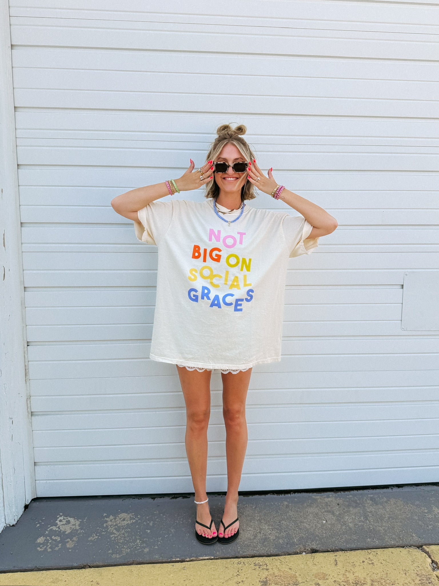 ETTA OG | social graces graphic tee - ivory