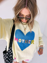 ETTA OG | mother's love sweatshirt - butter yellow (PREORDER)