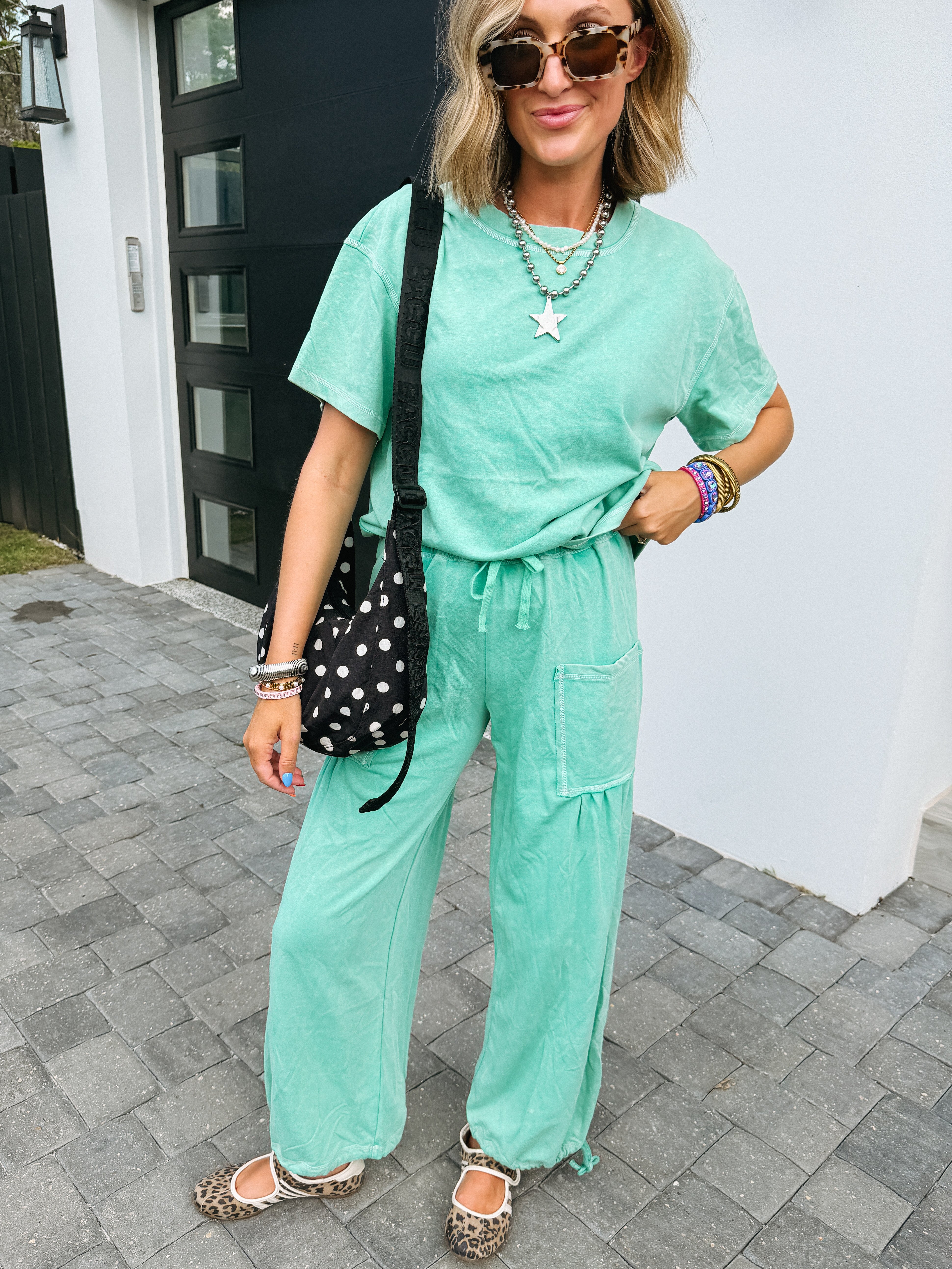 DAVI & DANI | seafoam two piece set