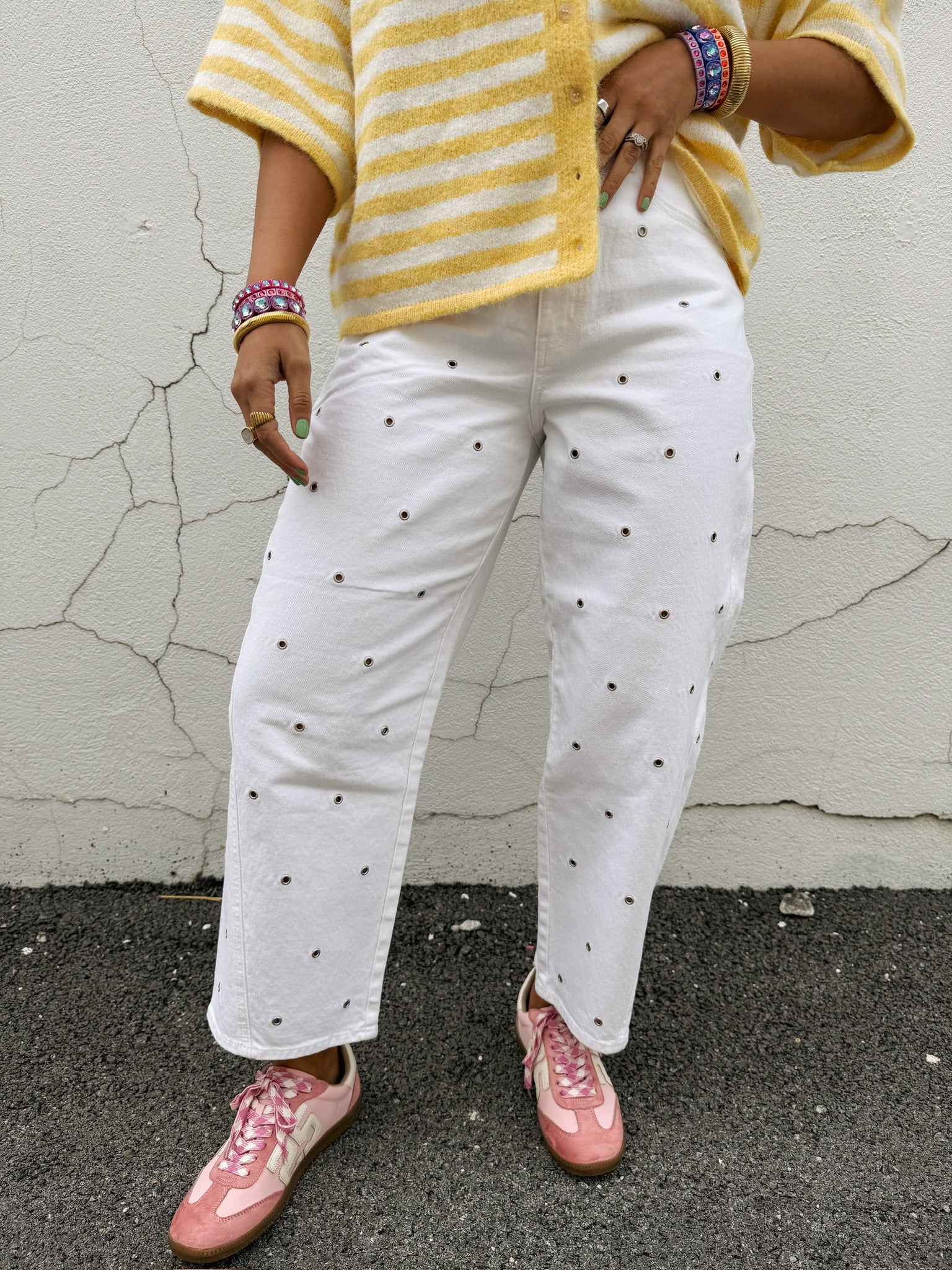DAZE | stardust barrel leg jeans