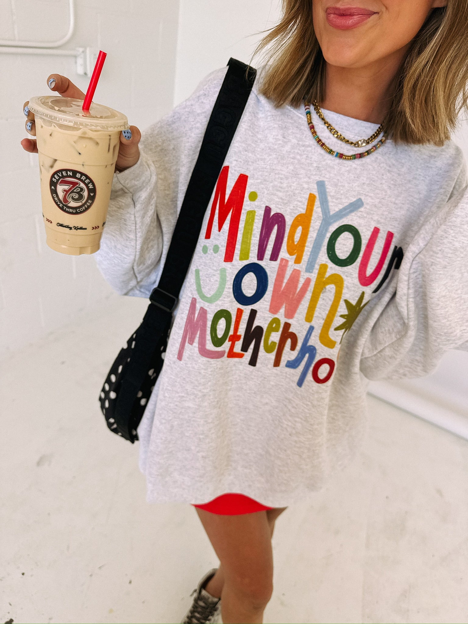 ETTA OG | mind your own motherhood sweatshirt - ash