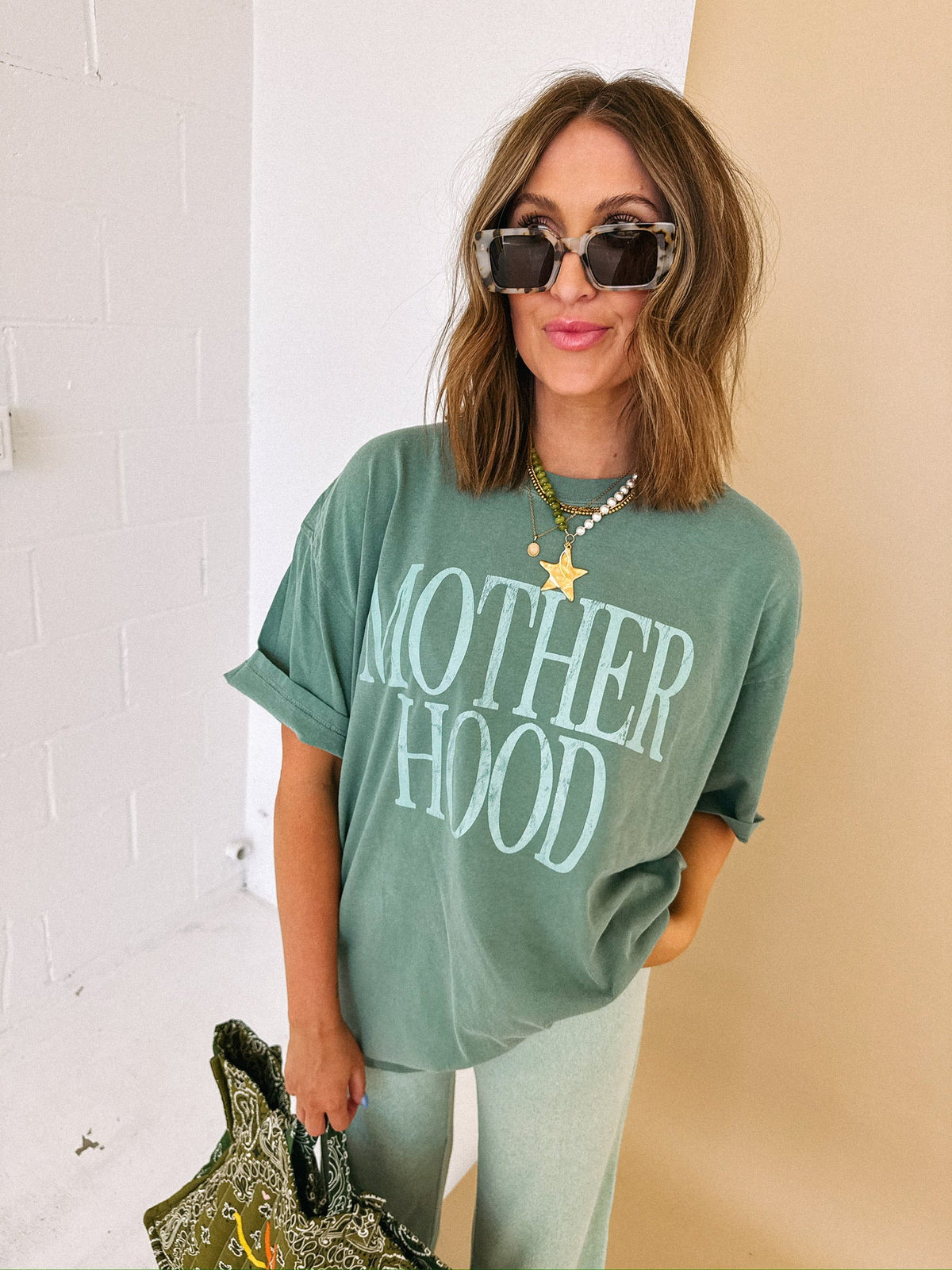 ETTA OG | motherhood graphic tee - green