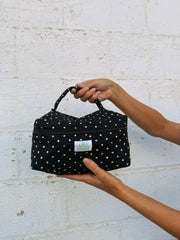 ETTA OG | quilted makeup bag - polka dot