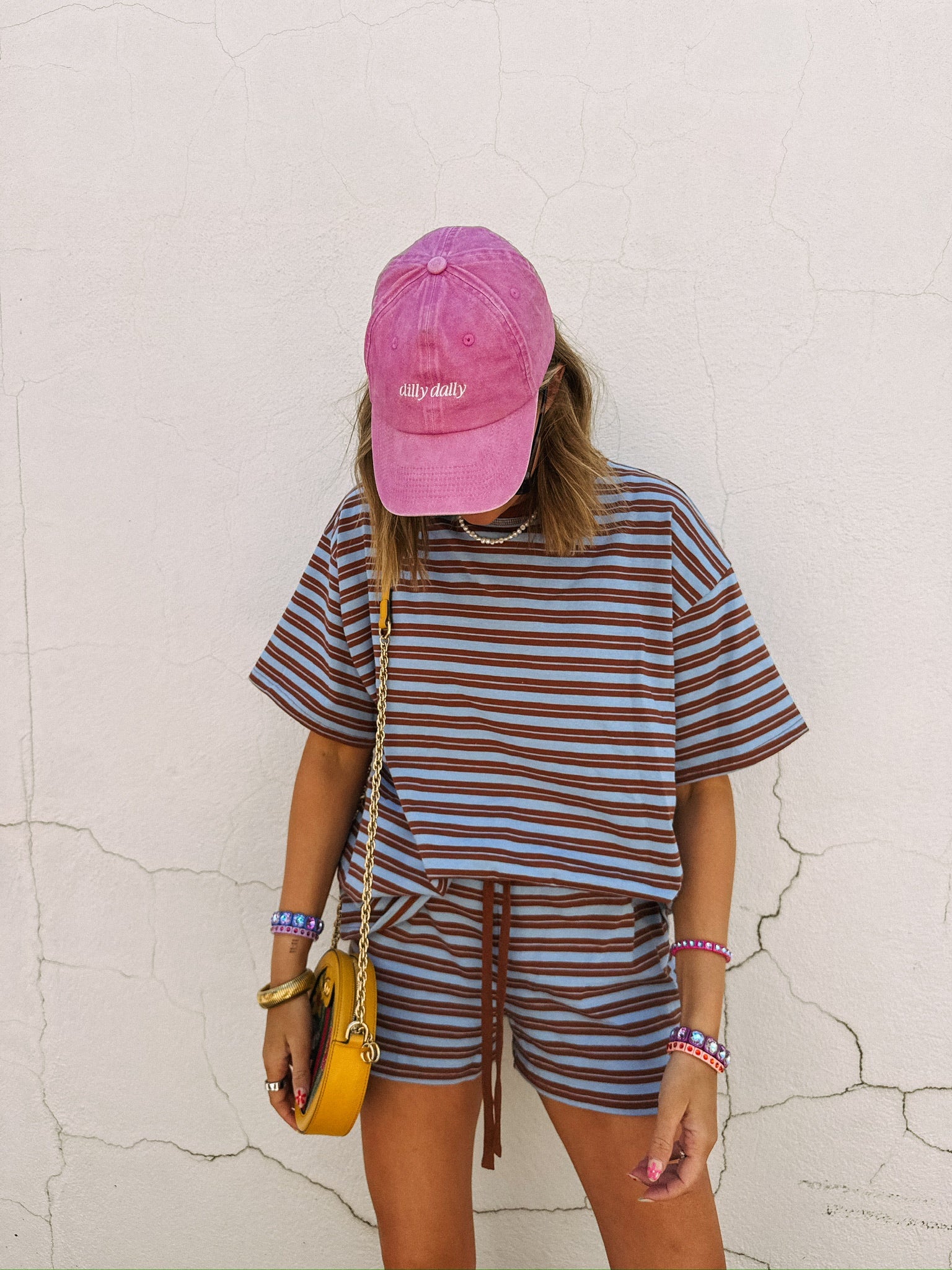ETTA OG | dilly dally dad cap - pink