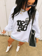 ETTA OG | reading party sweatshirt - ash