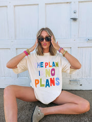 ETTA OG | no plans graphic tee - ivory