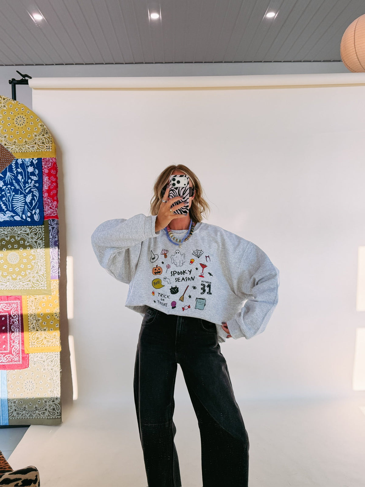 ETTA OG | my spooky sweatshirt - ash