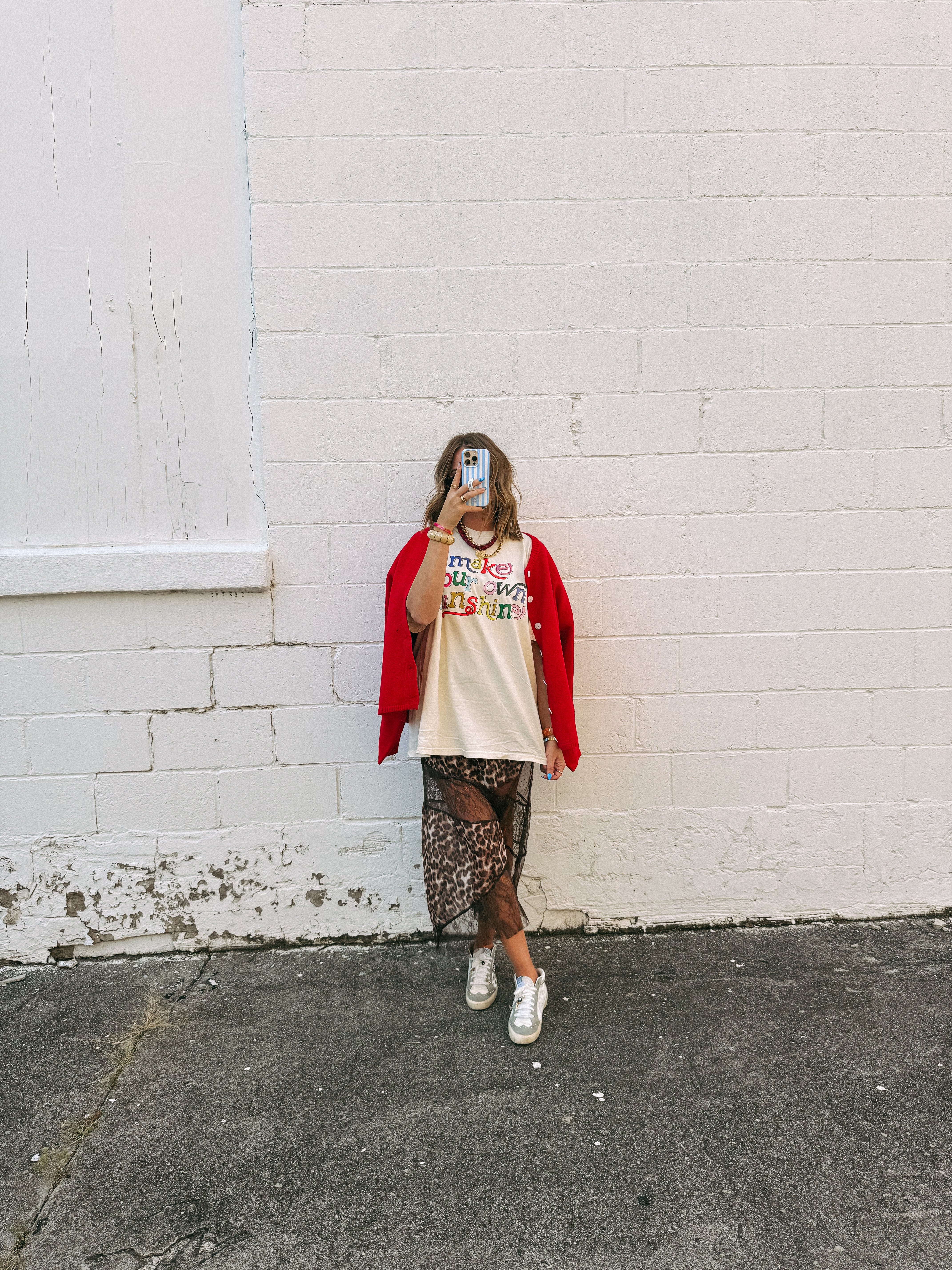 ETTA OG | make your own sunshine graphic tee - ivory / multicolor