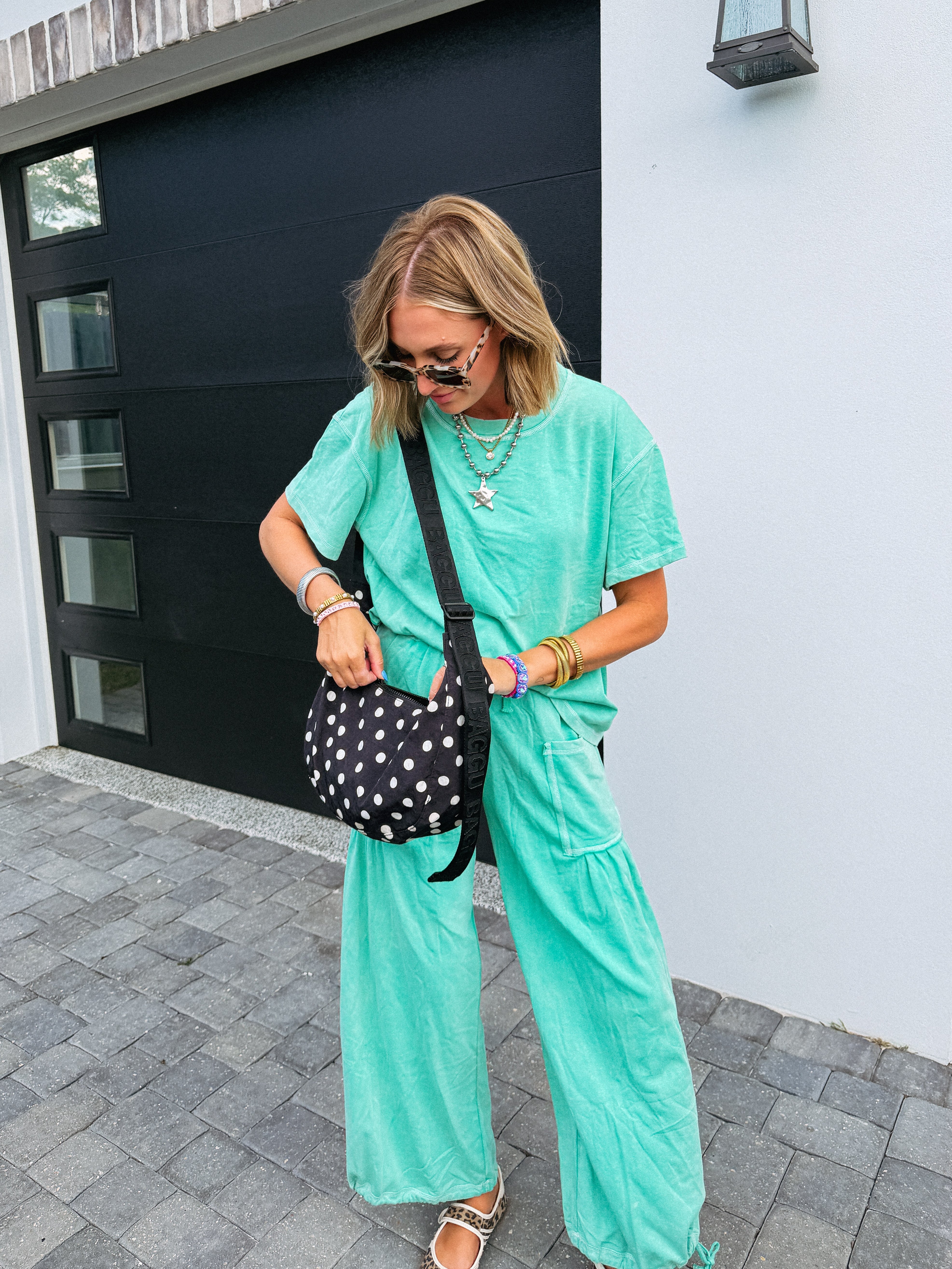 DAVI & DANI | seafoam two piece set