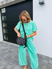 DAVI & DANI | seafoam two piece set