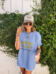 ETTA OG | fishing club graphic tee - denim