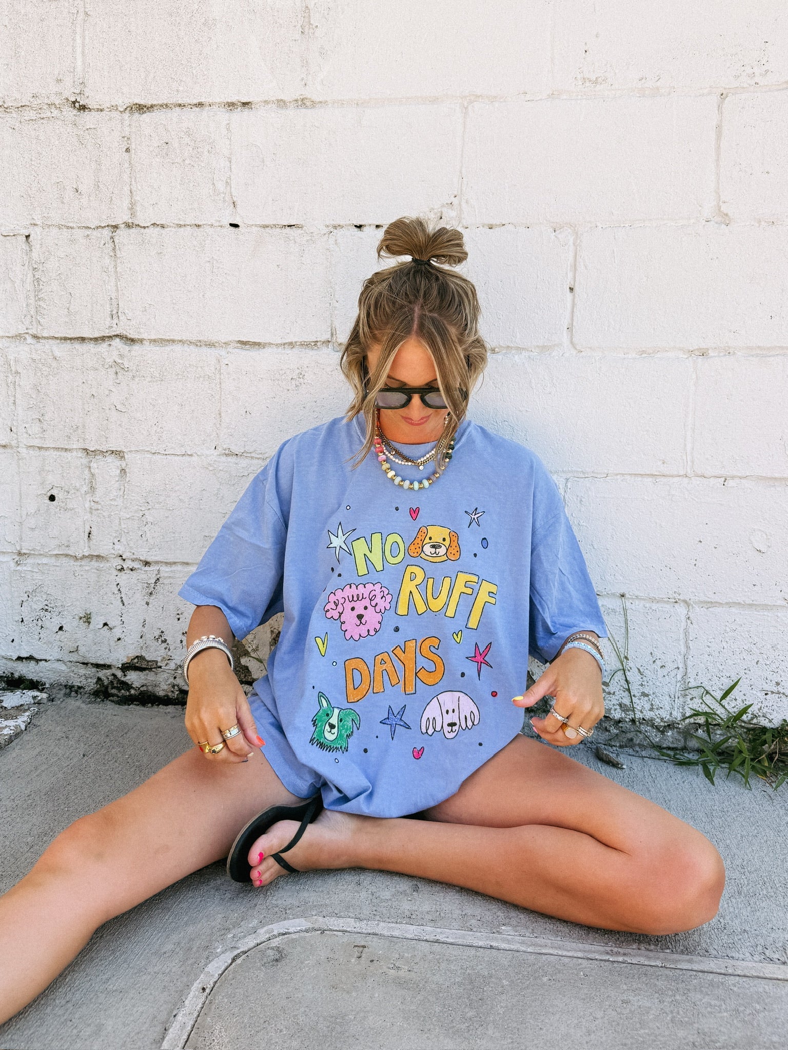 ETTA OG | no ruff days graphic tee - denim