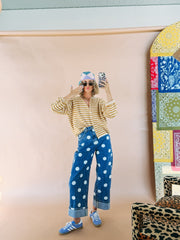 golden vista stripe sweater