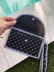 ETTA OG | quilted wristlet - polka dot