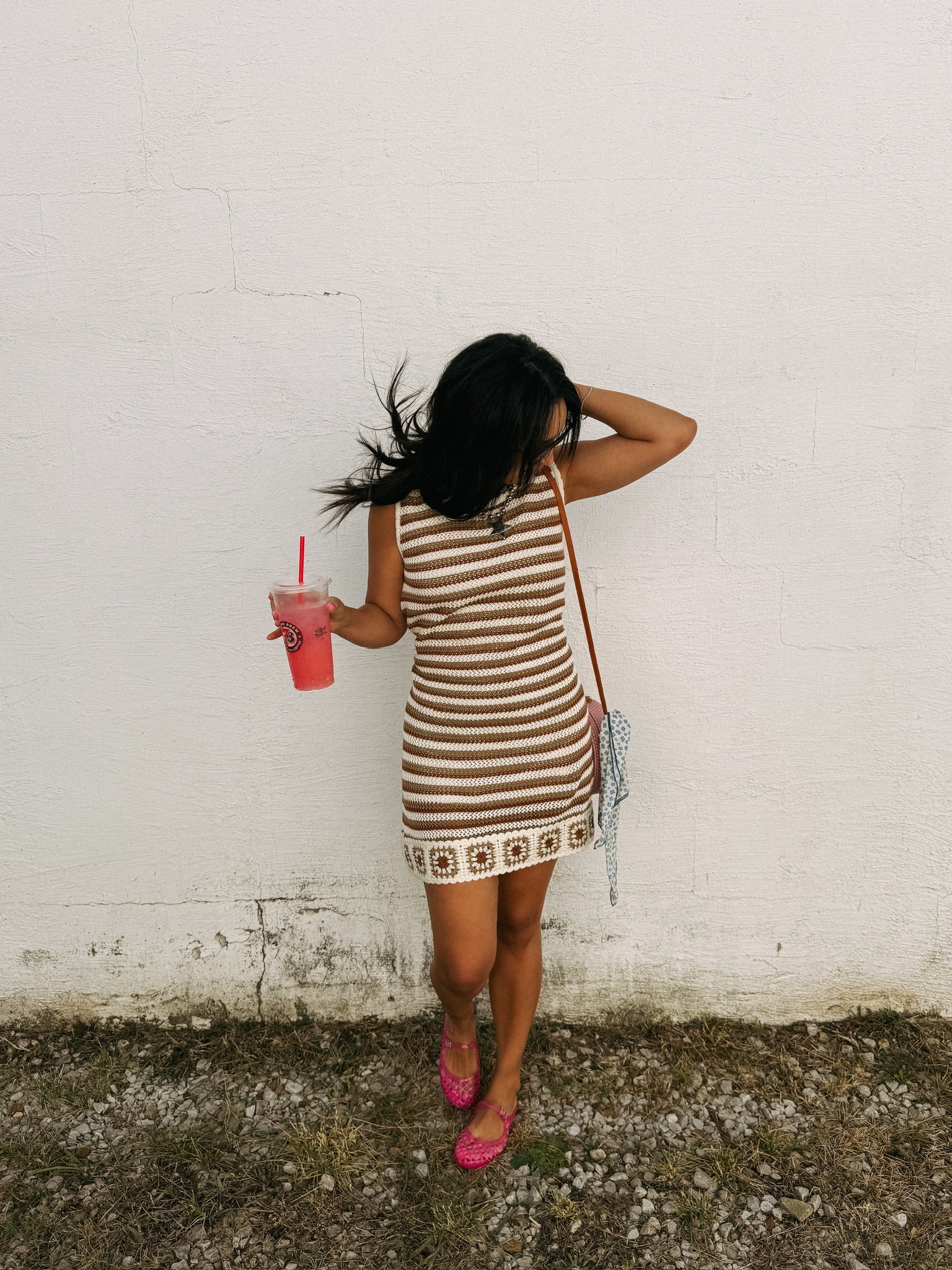 canyon moon crochet dress
