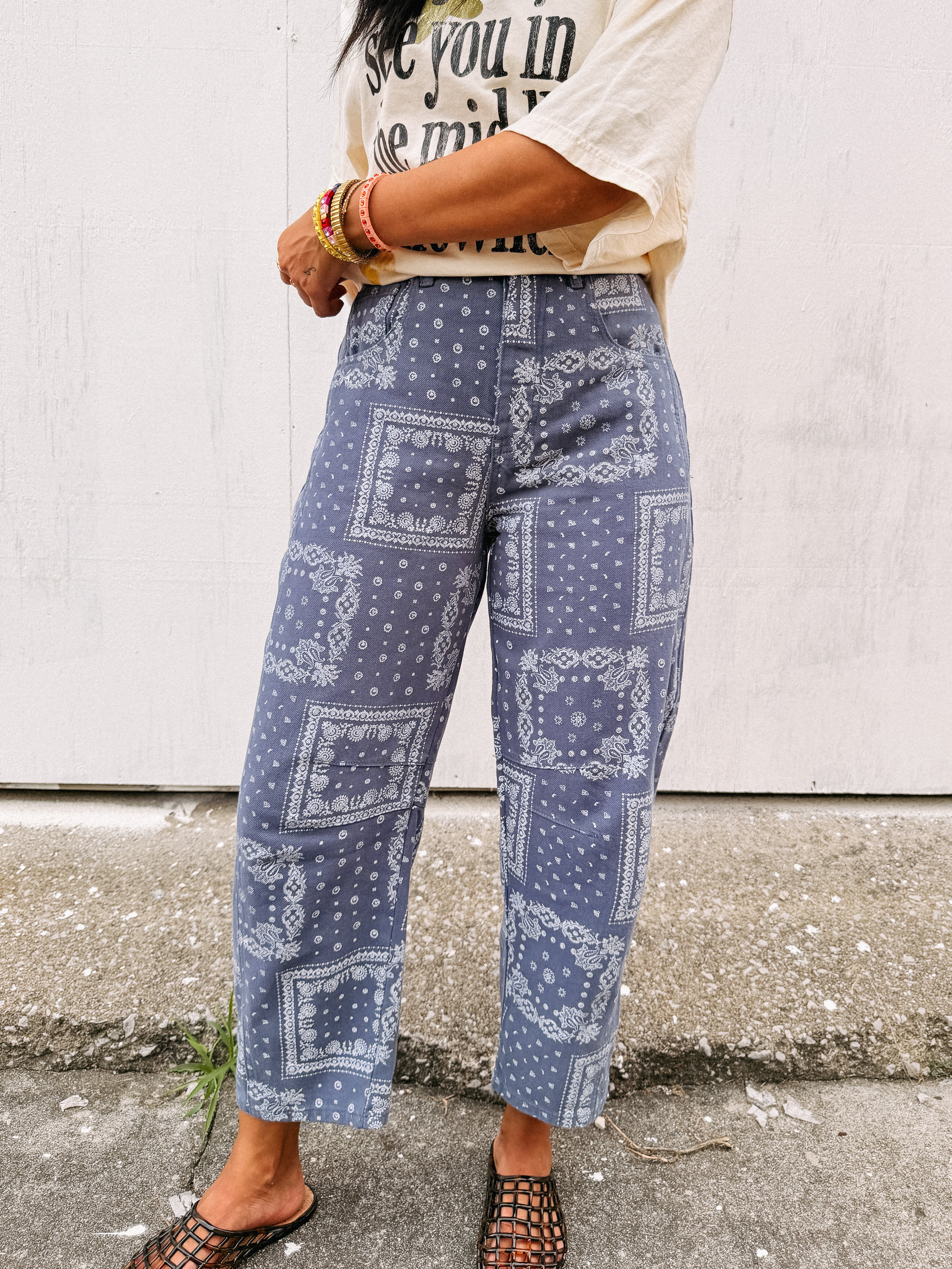 bound to rain bandana jeans