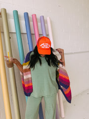 ETTA OG | these are the good ole days trucker hat - orange