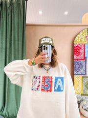 ETTA OG | usa patch sweatshirt
