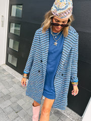 DAVI & DANI | harvest moon houndstooth coat