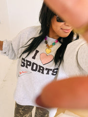 ETTA OG | i ♡ sports sweatshirt - ash