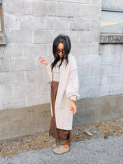 cream in my coffee cardigan