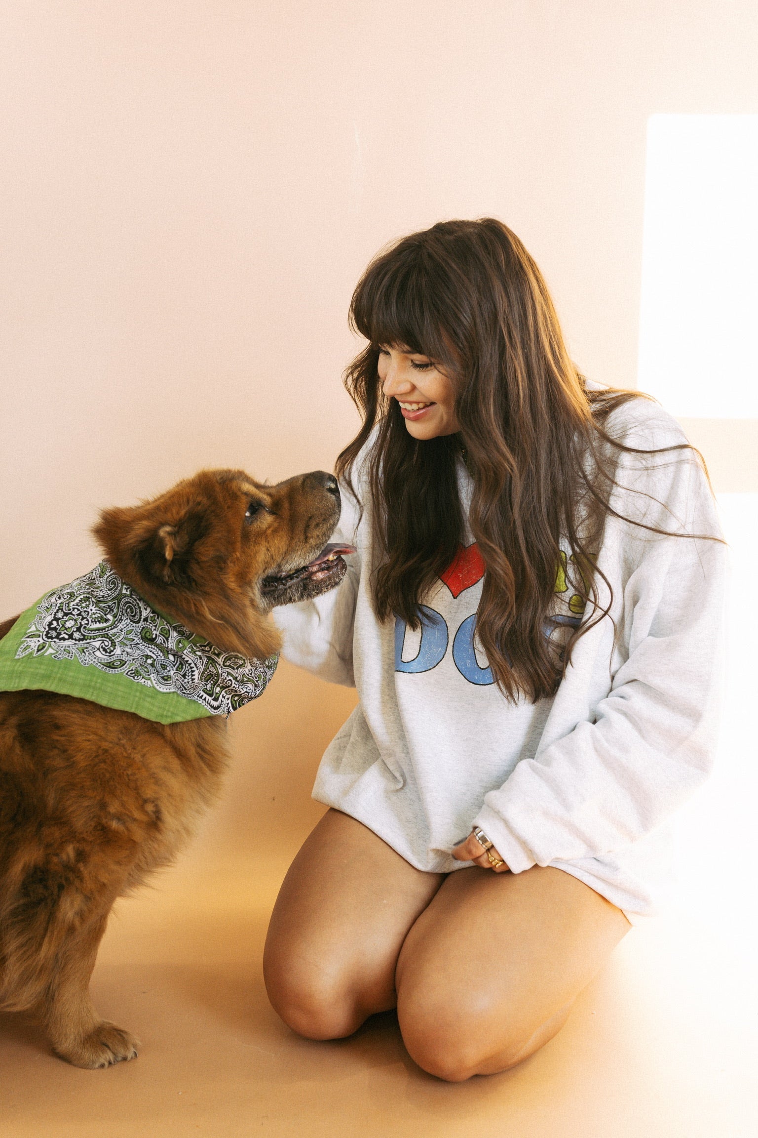 ETTA OG | i ♡ my dog sweatshirt - ash
