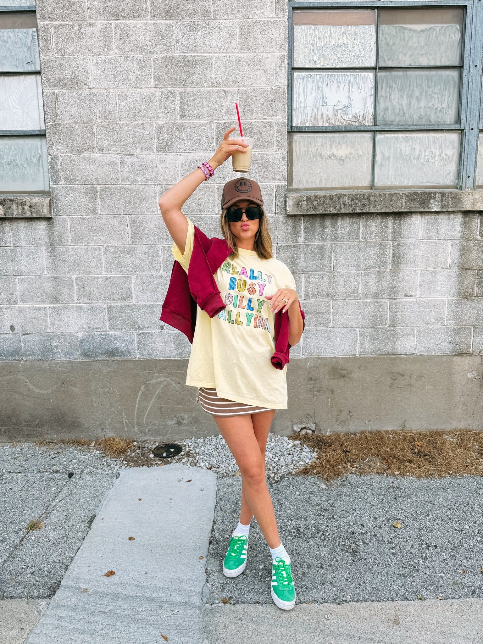 ETTA OG | dilly dallying graphic tee - butter yellow