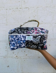 ETTA OG | quilted makeup bag - huckleberry