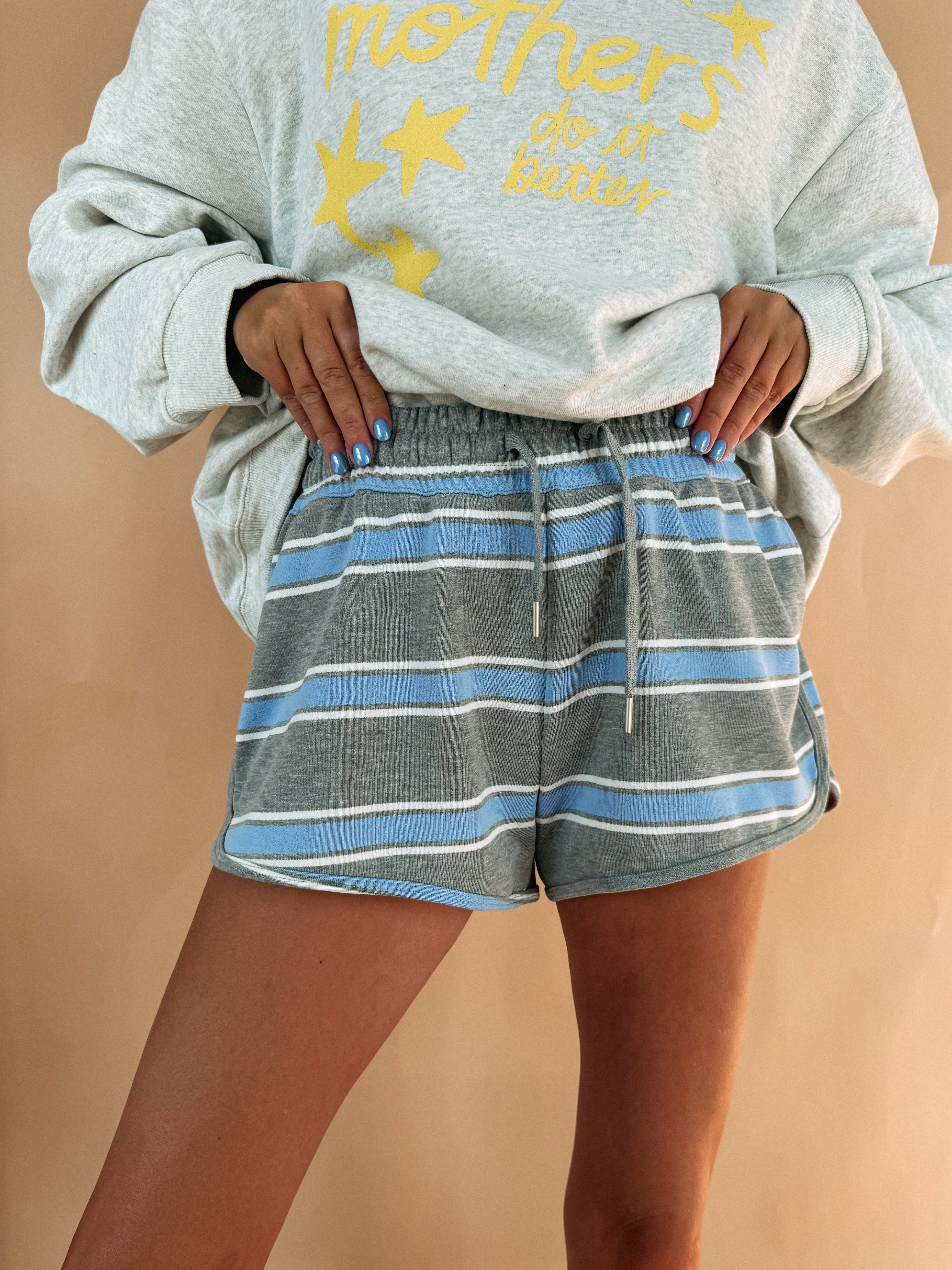 dolphin stripe shorts