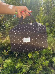 ETTA OG | quilted makeup bag - polka dot