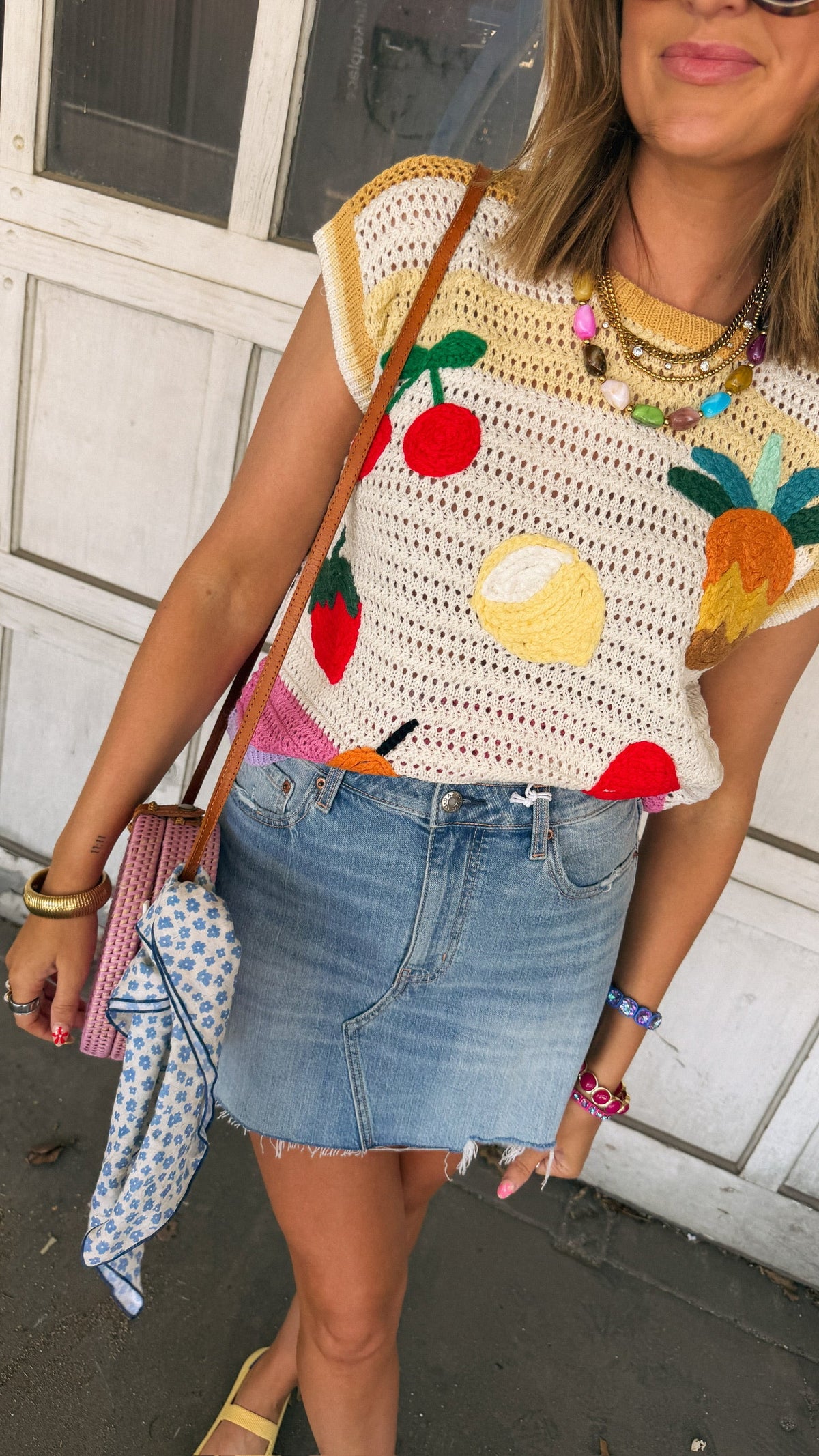 fruit medley sweater top