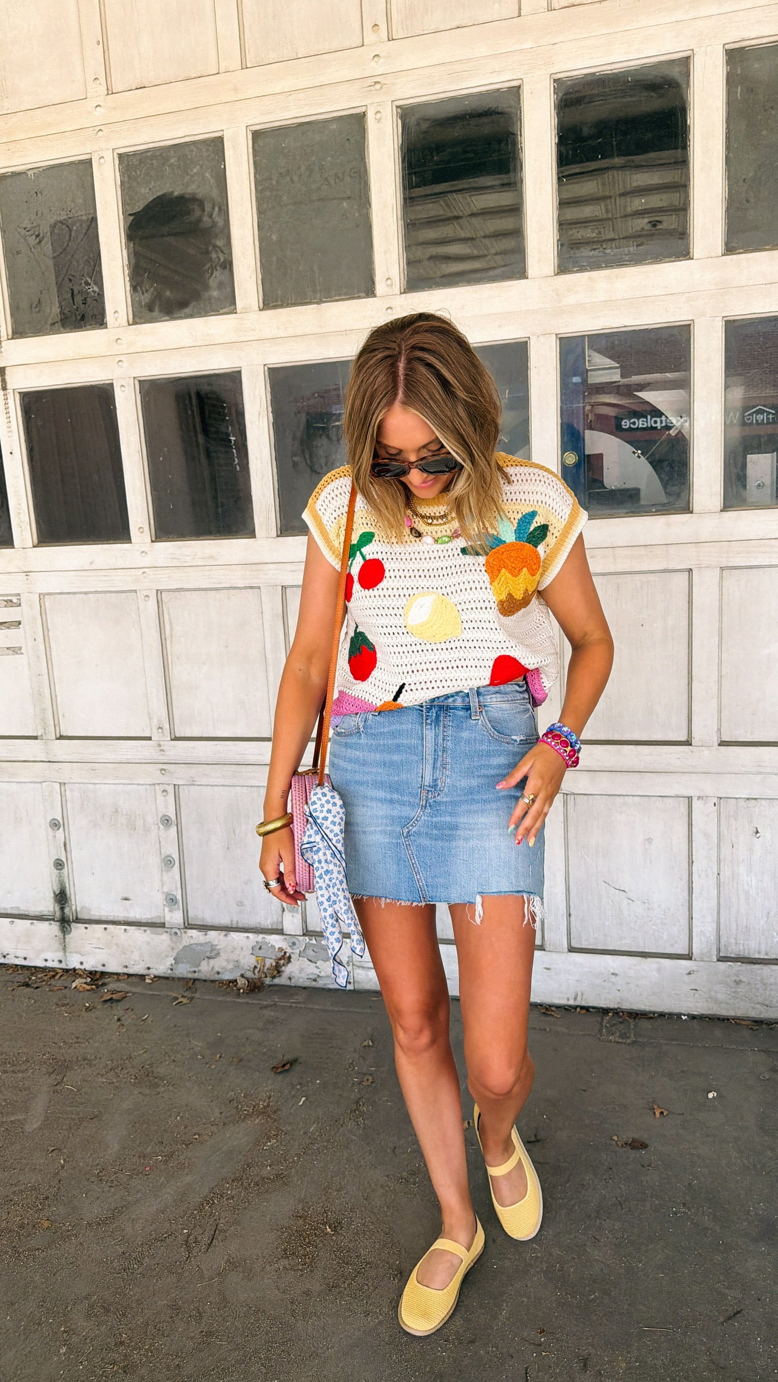 fruit medley sweater top