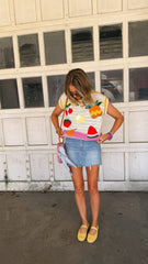 DAZE | malibu denim mini skirt