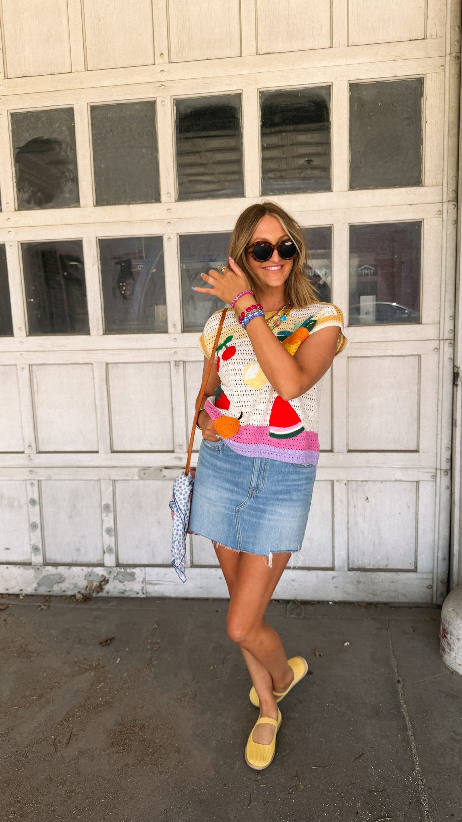 fruit medley sweater top